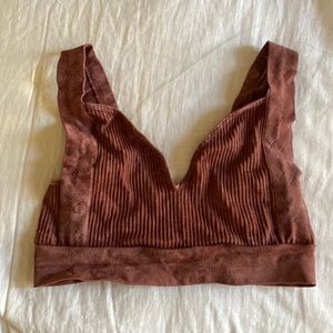 by Anthropologie ribbed bralette